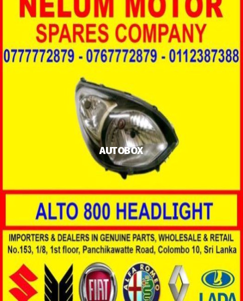 Suzuki Alto 800 Headlight For Sale