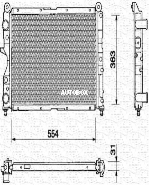 ALFA ROMEO 145,146,155, AUDI A4 RADIATOR