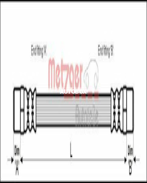 BMW E21,E30,E36,E12,E28,E34,E24,E32,E23,E10 , VOLVO V70, C70, S70,850 BRAKE HOSE