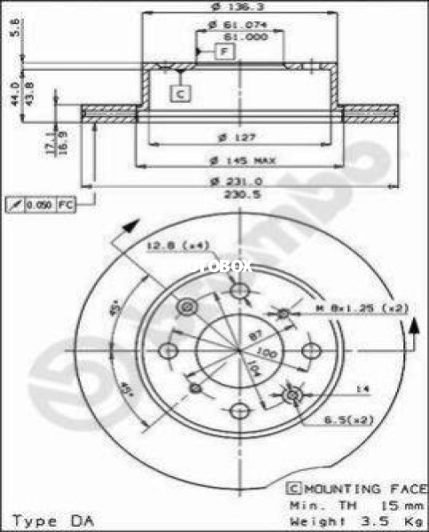 HONDA ACCORD-CIVIC BRAKE-DISC