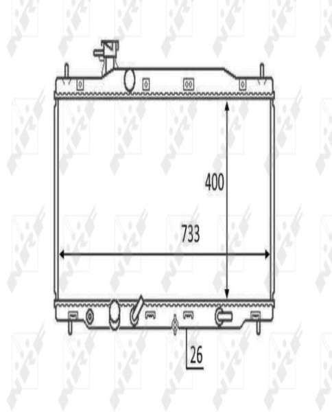 HONDA CR-V 2.0 RADIATOR