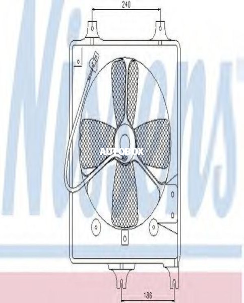 MAZDA 626 RADIATOR FAN