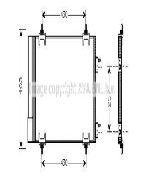 PEUGEOT 307-308 CONDENSER