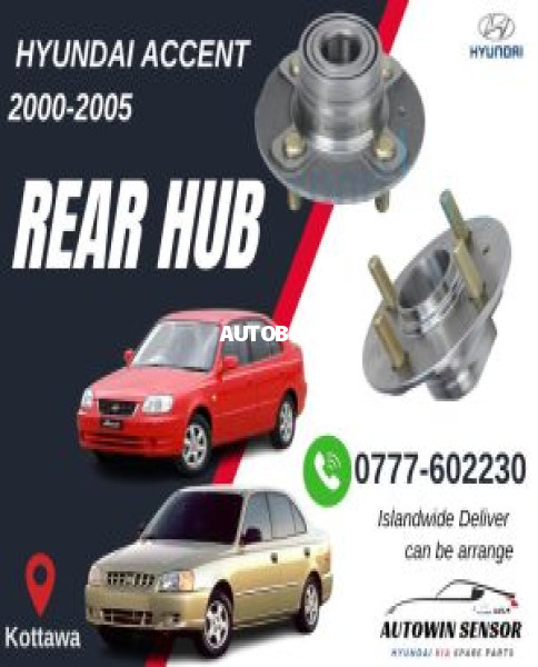 Hyundai Accent Rear Hub