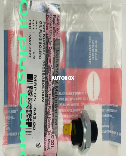 Mahindra Bolero Oil Plug for sale