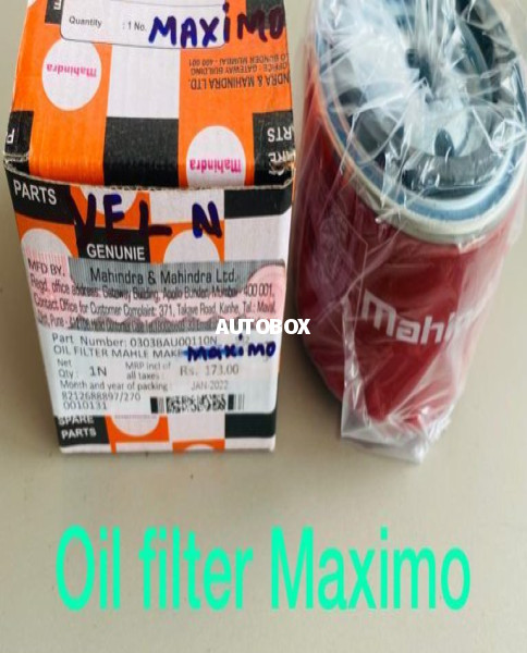 Mahindra Maxximo Oil Filter for sale